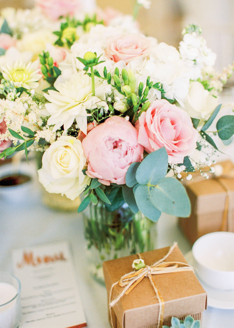 Flowers Table Centrepiece Decor Rose Peony Pink White Whimsical Luxury Summer Garden Party Wedding https://www.wookiephotography.com/