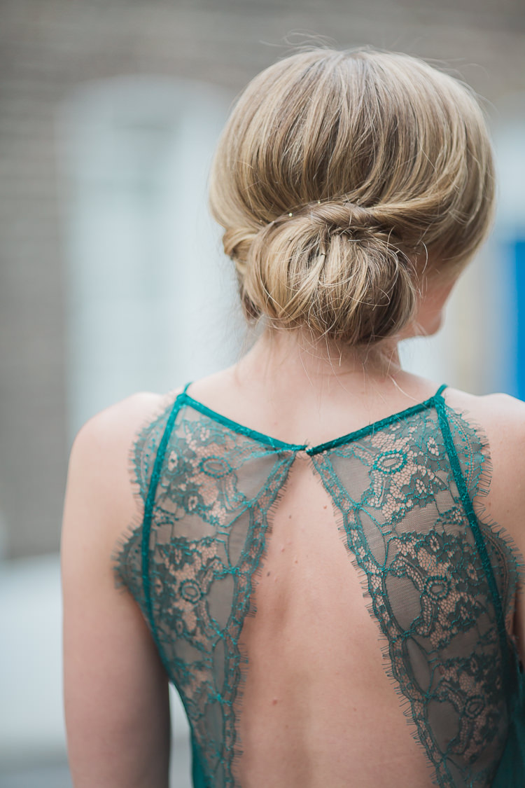 Hair Bride Bridal Chignon Up Do Style Intimate Elegant Two Day City Wedding http://siobhanhphotography.com/