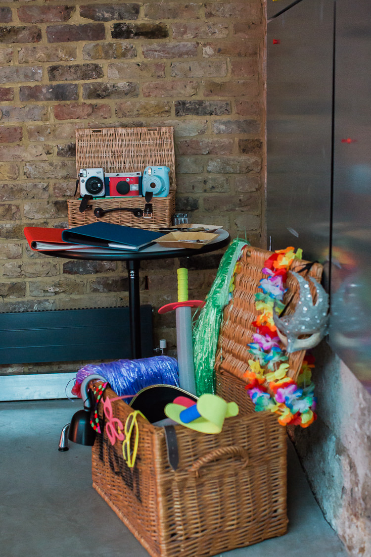 Polariod Photo Booth Props Basket Hamper Intimate Elegant Two Day City Wedding http://siobhanhphotography.com/