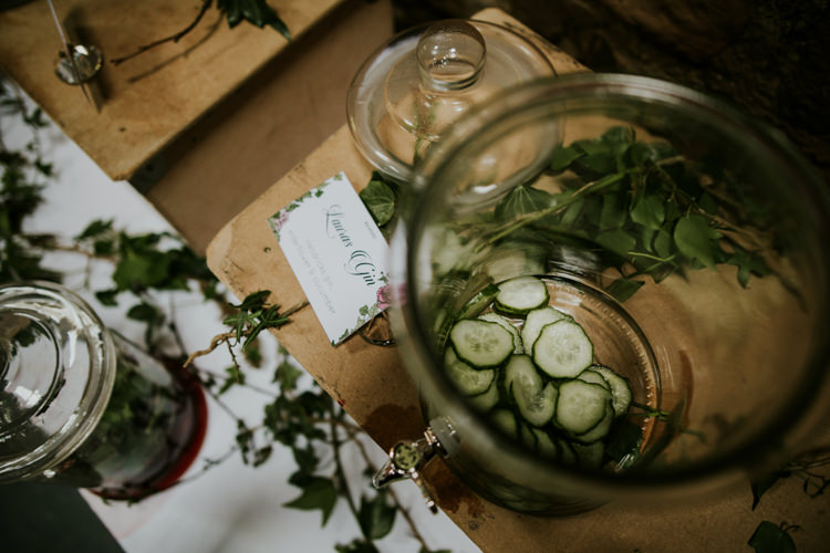 Gin Bar Magical Blush Pink Gold Barn Wedding http://www.johnjohnstonphotography.co.uk/