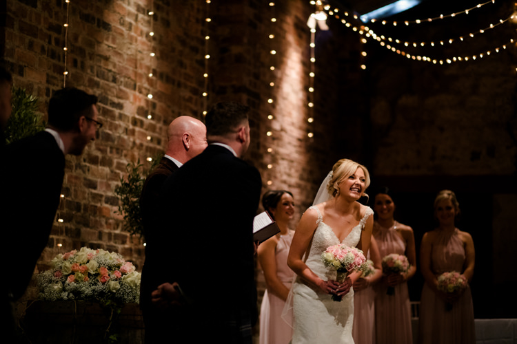 Magical Blush Pink Gold Barn Wedding http://www.johnjohnstonphotography.co.uk/