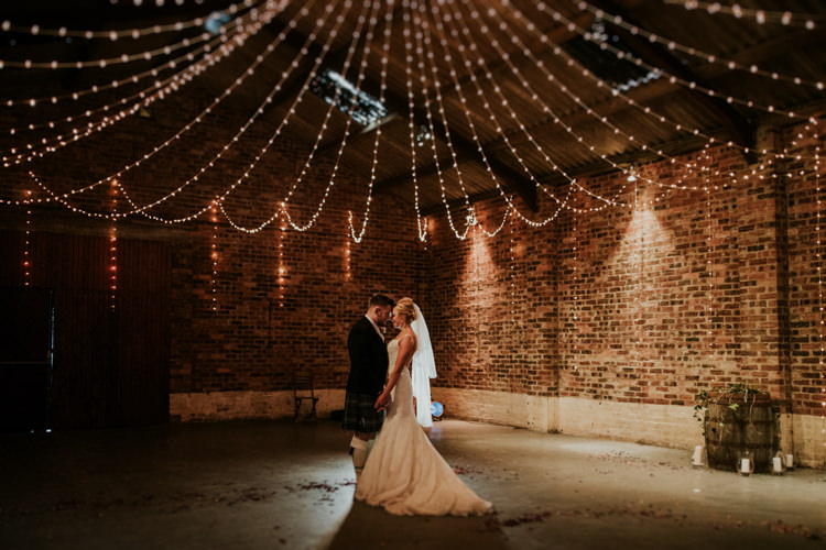 Fairy Lights Lighting Magical Blush Pink Gold Barn Wedding http://www.johnjohnstonphotography.co.uk/