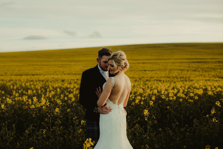 Backless Lace Dress Gown Bride Bridal Magical Blush Pink Gold Barn Wedding http://www.johnjohnstonphotography.co.uk/
