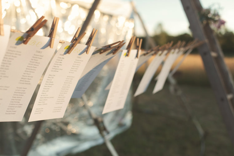 Seating Plan Table Chart Line Pegs Casual Country Farm Wedding Ontario https://tiedphotography.com/
