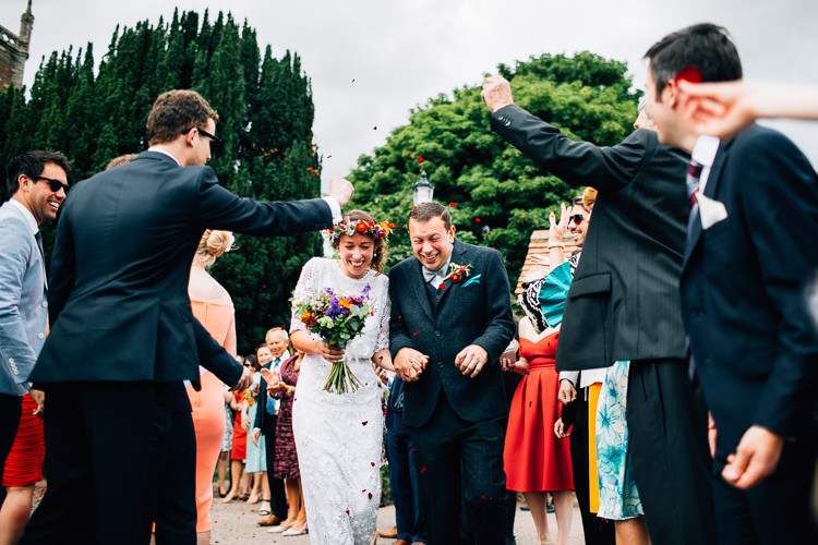 Confetti Throw Rustic Relaxed Seasonal Floral Barn Wedding https://www.faircloughphotography.co.uk/