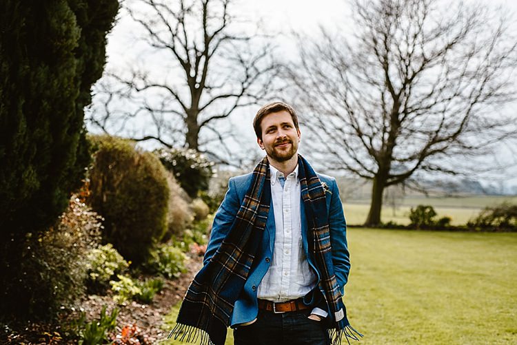 Scarf Groom Suit Style Beautiful Countryside Wedding Ideas Inspiration http://www.georginabrewster.com/