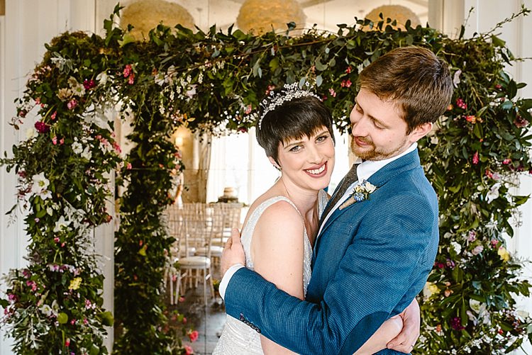 Flower Arch Backdrop Ceremony Foliage Greenery Beautiful Countryside Wedding Ideas Inspiration http://www.georginabrewster.com/