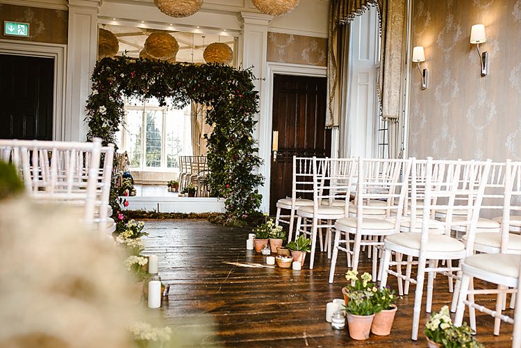 Flower Arch Backdrop Ceremony Foliage Greenery Beautiful Countryside Wedding Ideas Inspiration http://www.georginabrewster.com/