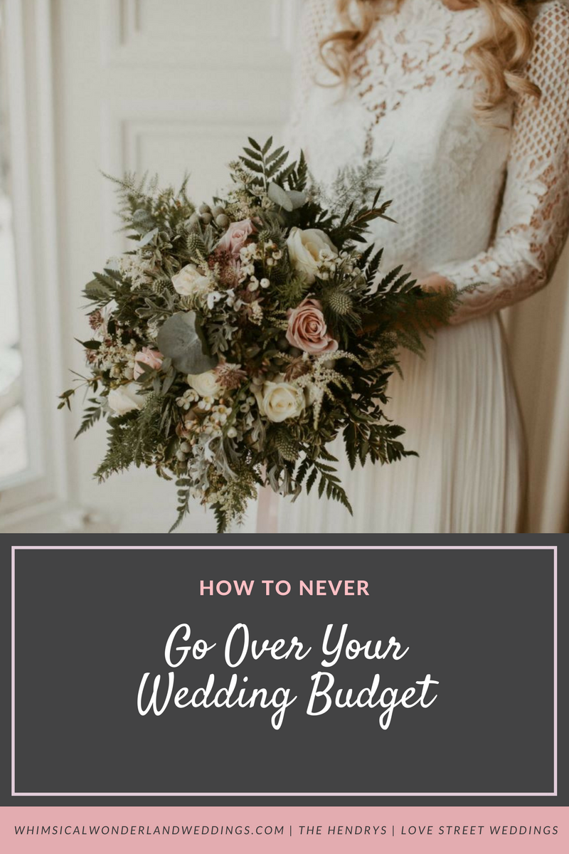 Wedding Budget Never Go Over Planning Advice Help http://thehendrys.co/