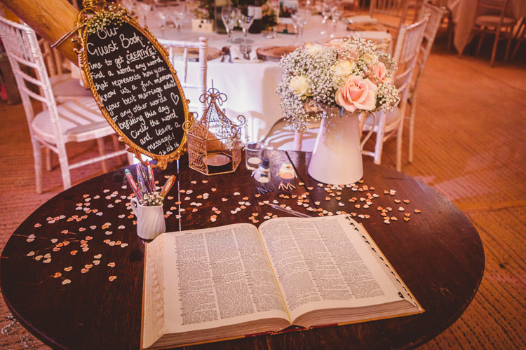 Dictionary Guest Book Rustic Homemade Country Tipi Wedding http://www.pottersinstinctphotography.co.uk/