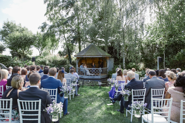 South Farm Outdoor Ceremony UK Pretty Purple Pastels Country Wedding http://www.nataliejweddings.com/