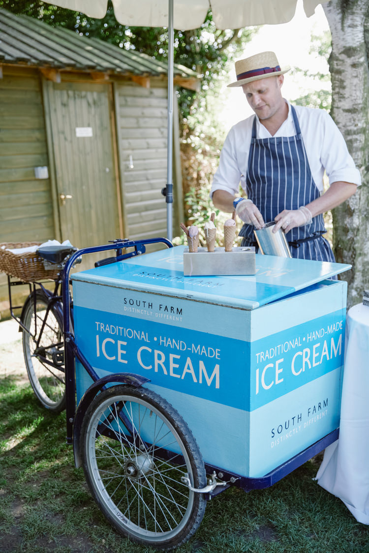 Ice Cream Bicycle Pretty Purple Pastels Country Wedding http://www.nataliejweddings.com/