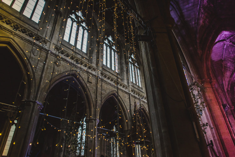 Fairy Light Curtain Crafty Fun Personal Arts Centre Wedding http://www.sophieduckworthphotography.com/