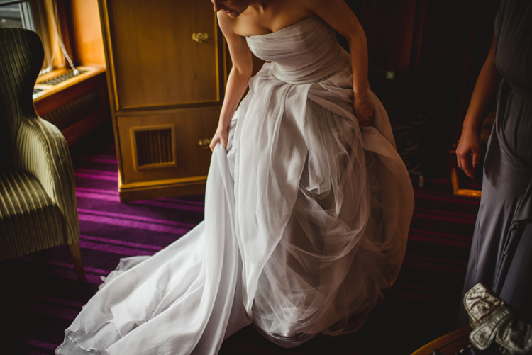 Grey Vera Wang Dress Gown Bride Bridal Strapless Tulle Crafty Fun Personal Arts Centre Wedding http://www.sophieduckworthphotography.com/