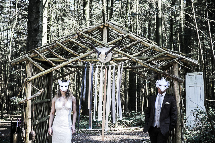 Bohemian Macramé Woodland Wedding Ideas https://samieleephotography.com/