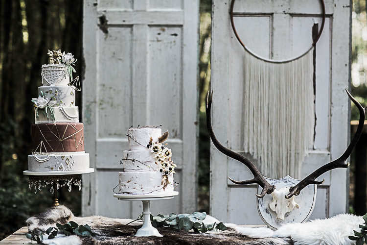 Bohemian Macramé Woodland Wedding Ideas https://samieleephotography.com/