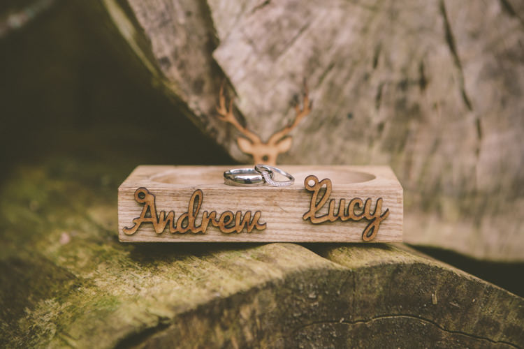 Ring Holder Box Wooden Laser Cut Deer Antlers Easter Spring Woodland Wedding http://emmastonerweddings.com/