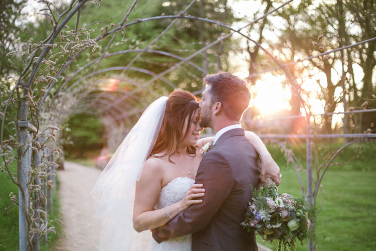 Bride Bridal A Line Dress Gown Sweetheart Neckline Veil Bespoke Groom Easter Spring Woodland Wedding http://emmastonerweddings.com/