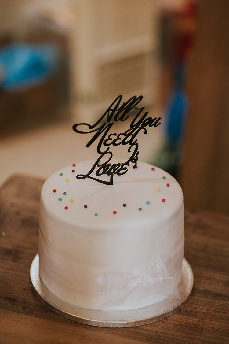 Cake Bake Off Table Colourful Quirky Down To Earth Wedding http://jenmarino.com/