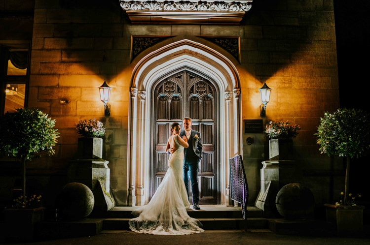 Bride Bridal Ronald Joyce Dress Gown Puddle Train Sleeveless Marks & Spencer Groom Three Piece Dreamy Blush Floral Wonderland Wedding http://www.stevebridgwoodphotography.co.uk/