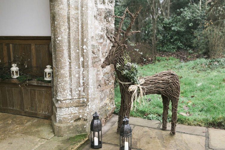 Deer Willow Lantern Bouquet Detail Decor Gorgeously Glam New Years Eve Wedding http://www.photographybykrishanthi.co.uk/