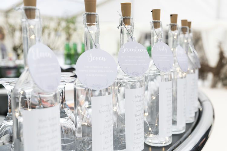 Table Plan Seating Chart Bottle Gorgeously Glam New Years Eve Wedding http://www.photographybykrishanthi.co.uk/