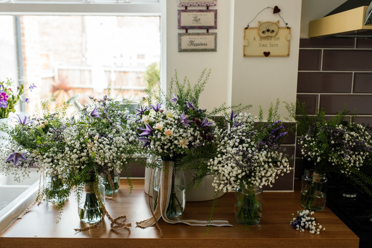 Wild Natural Flowers Bouquets Bridal Bride Bridesmaid Fun Loving Secret Garden Tipi Wedding https://www.aaroncollettphotography.co.uk/