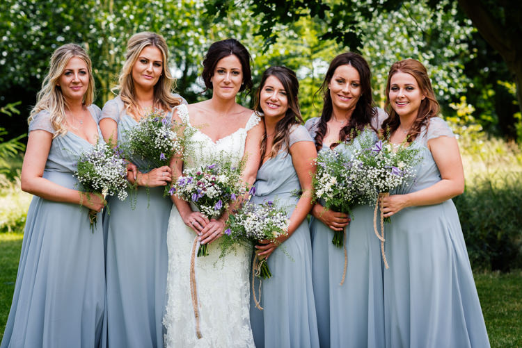 Grey Bridesmaid Dresses Fun Loving Secret Garden Tipi Wedding https://www.aaroncollettphotography.co.uk/