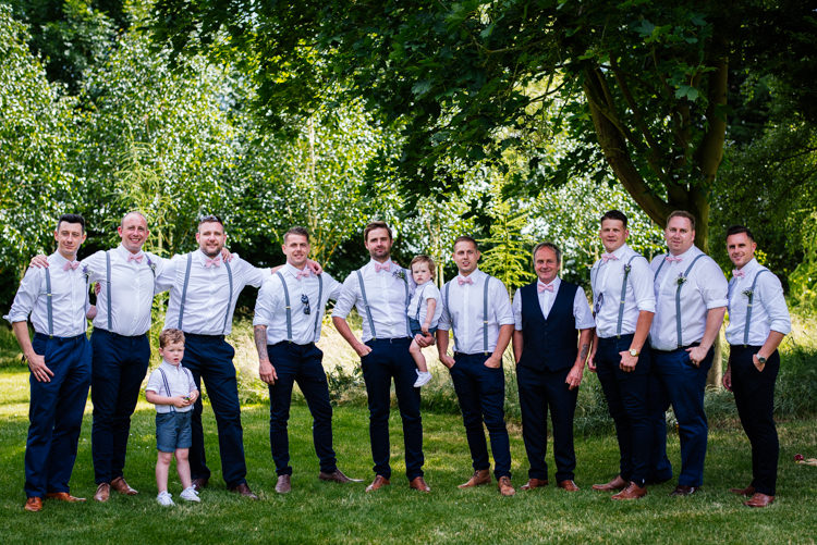 Bow Tie Braces Groomsmen Fun Loving Secret Garden Tipi Wedding https://www.aaroncollettphotography.co.uk/