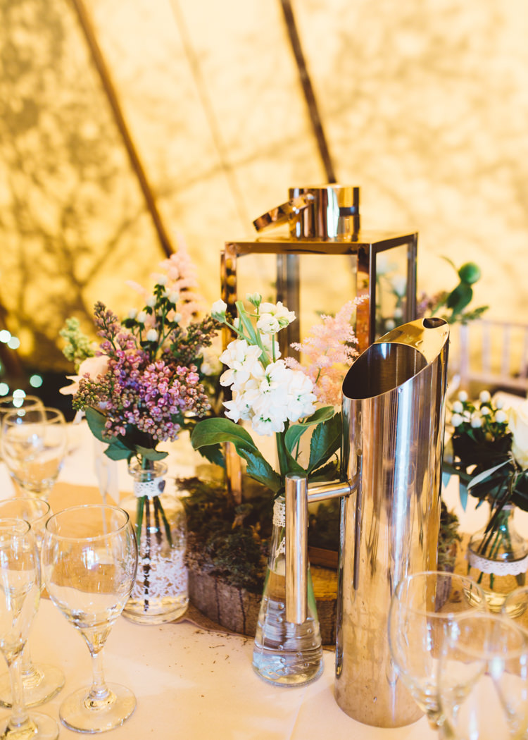 Elegant Unique Pale Pink Tipi Wedding http://holliecarlinphotography.com/