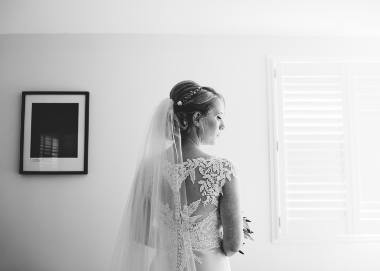 Bride Bridal Justin Alexander Dress Gown Embroidered Veil Elegant Unique Pale Pink Tipi Wedding http://holliecarlinphotography.com/