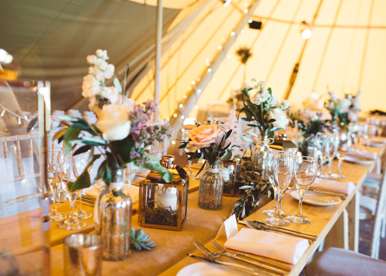 Elegant Unique Pale Pink Tipi Wedding http://holliecarlinphotography.com/