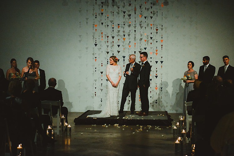Hip Art Gallery Wedding Colorado http://www.lisarundallphotography.com/