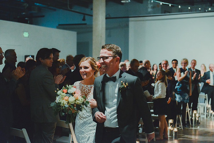 Hip Art Gallery Wedding Colorado http://www.lisarundallphotography.com/