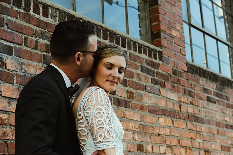 Hip Art Gallery Wedding Colorado http://www.lisarundallphotography.com/