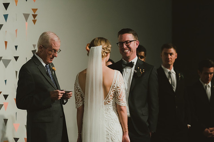 Hip Art Gallery Wedding Colorado http://www.lisarundallphotography.com/