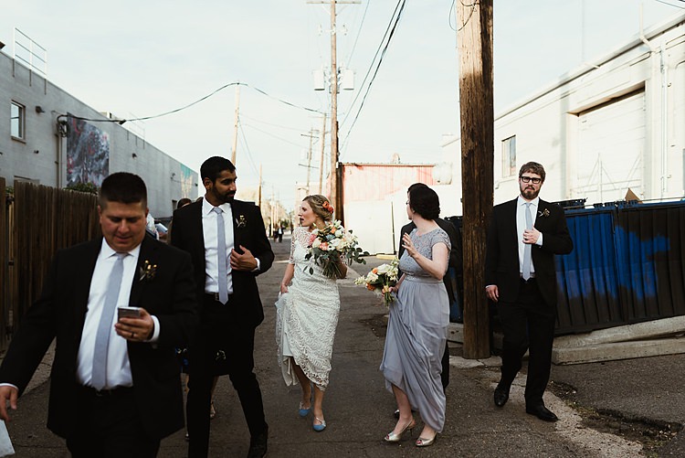 Hip Art Gallery Wedding Colorado http://www.lisarundallphotography.com/