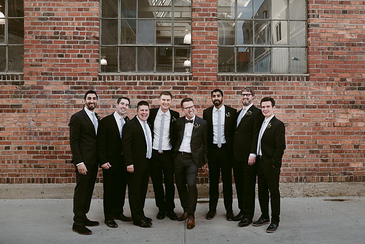 Hip Art Gallery Wedding Colorado http://www.lisarundallphotography.com/