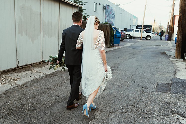 Hip Art Gallery Wedding Colorado http://www.lisarundallphotography.com/