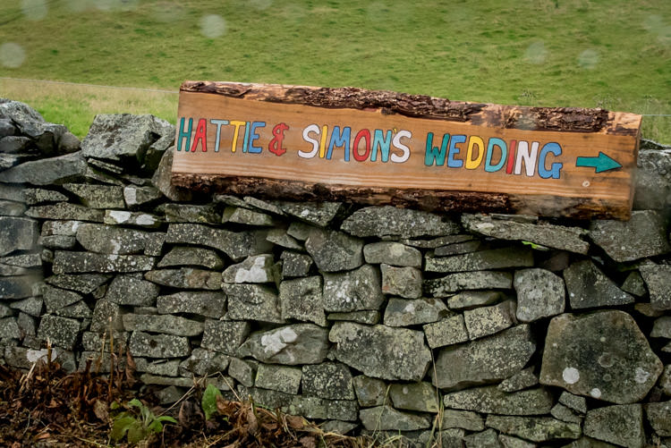 Painted Wooden Sign Post Hippy Festival Travel Wedding http://www.mattbadenoch.com/