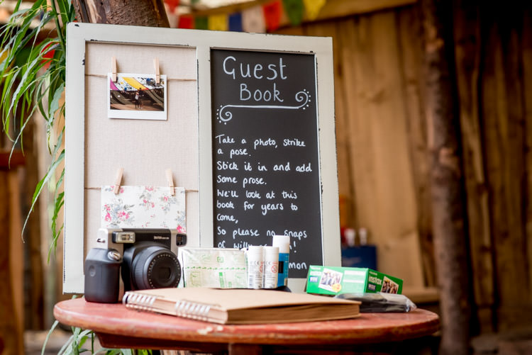 Polariod Guest Book Hippy Festival Travel Wedding http://www.mattbadenoch.com/