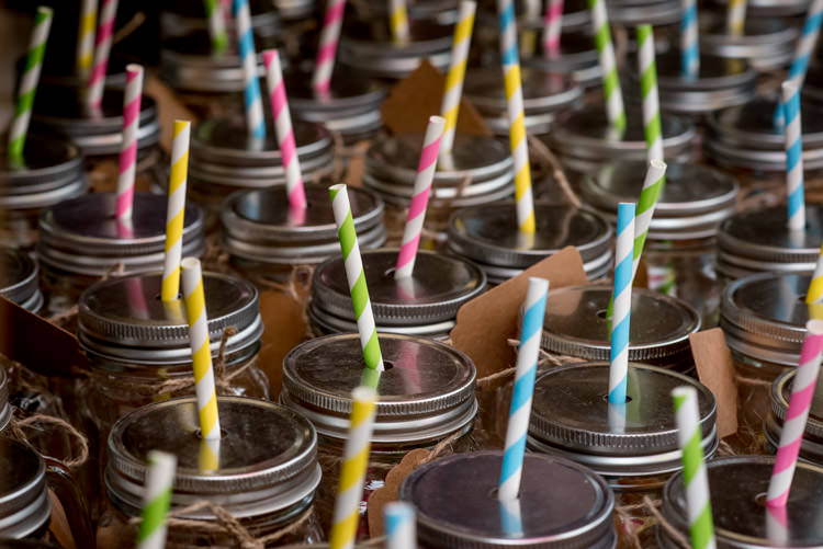Jar Drinks Straws Hippy Festival Travel Wedding http://www.mattbadenoch.com/