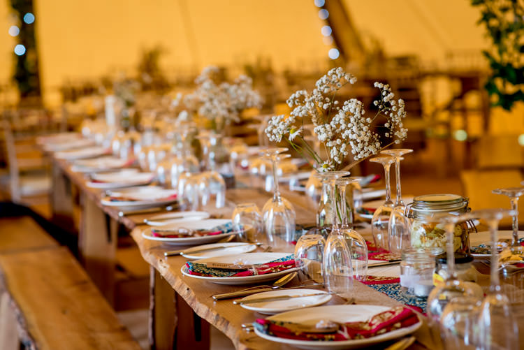 Rustic Long Tables Tipi Hippy Festival Travel Wedding http://www.mattbadenoch.com/