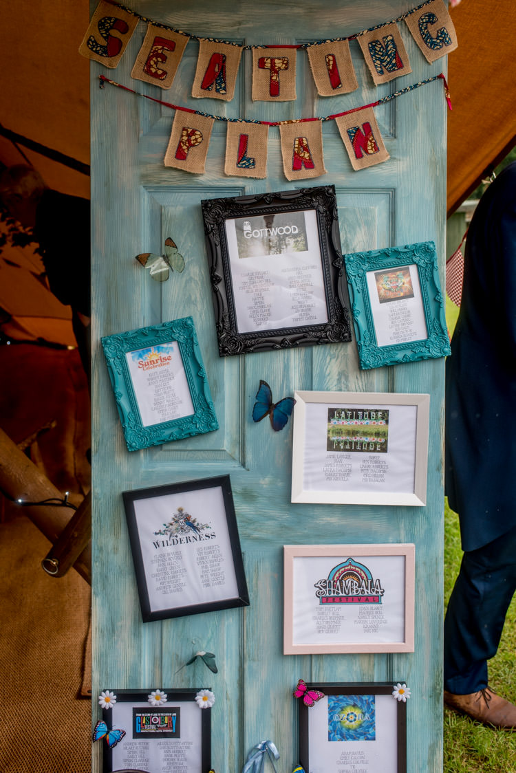 Door Seating Plan Hippy Festival Travel Wedding http://www.mattbadenoch.com/
