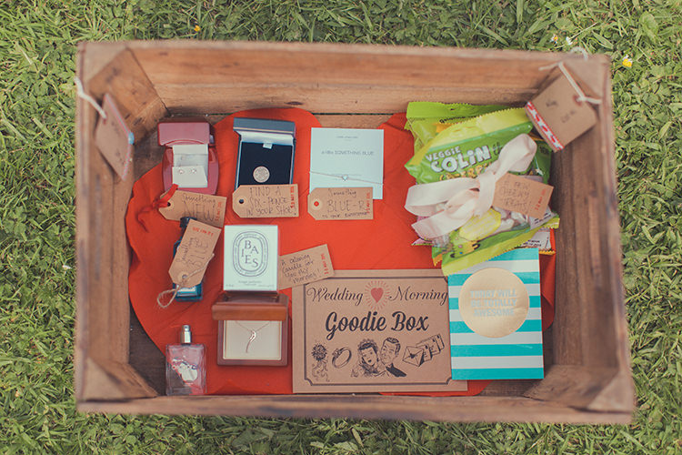 Bride Bridal Gift Goodies Box Whimsical Countryside Yurt Wedding http://jamesgreenphotographer.co.uk/