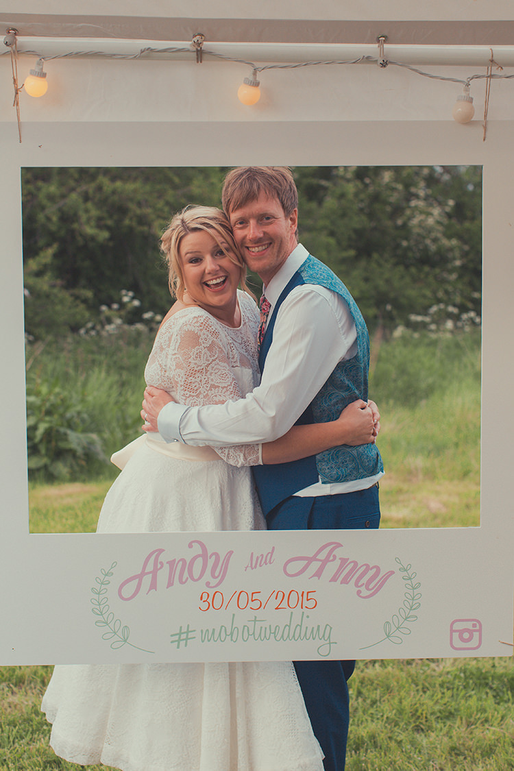 Photo Booth Polariod Idea Cut Out Whimsical Countryside Yurt Wedding http://jamesgreenphotographer.co.uk/