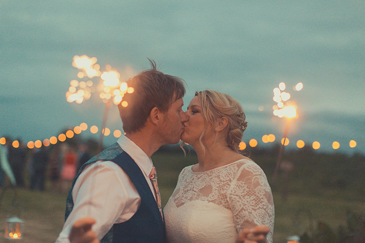 Sparklers Whimsical Countryside Yurt Wedding http://jamesgreenphotographer.co.uk/