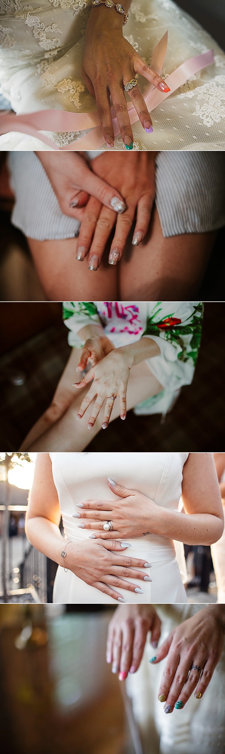 Wedding Bridal Bride Nails Art Ideas