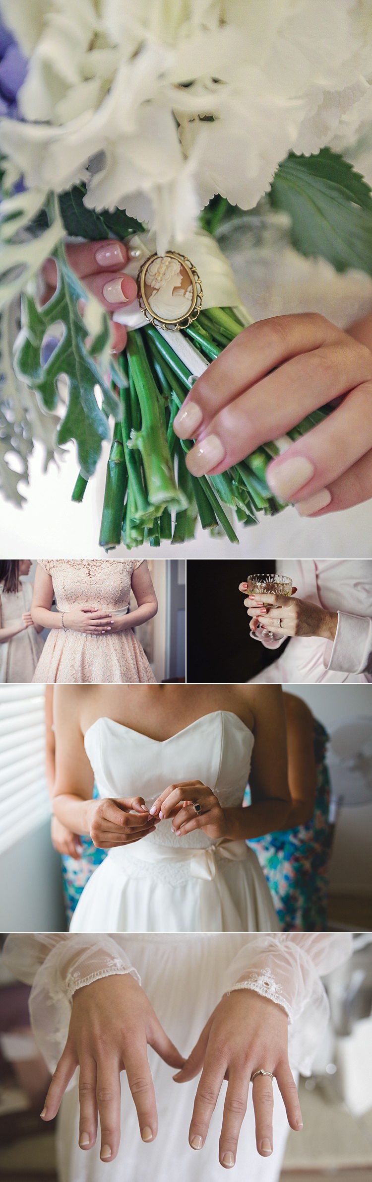 Wedding Bridal Bride Nails Pink French Manicure Classic Ideas