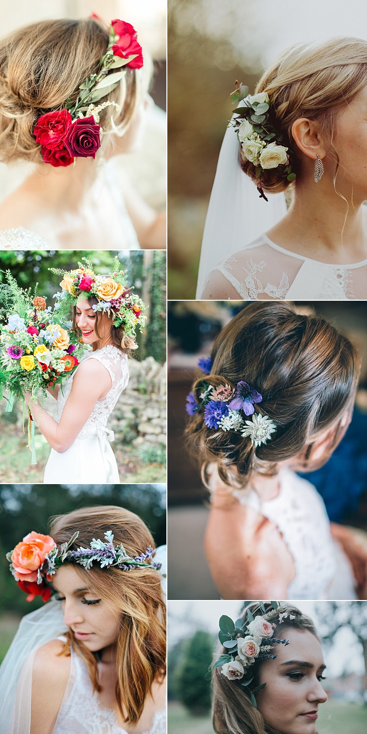 Hair Bride Bridal 2017 Wedding Flower Trends Bouquets Ideas Inspiration